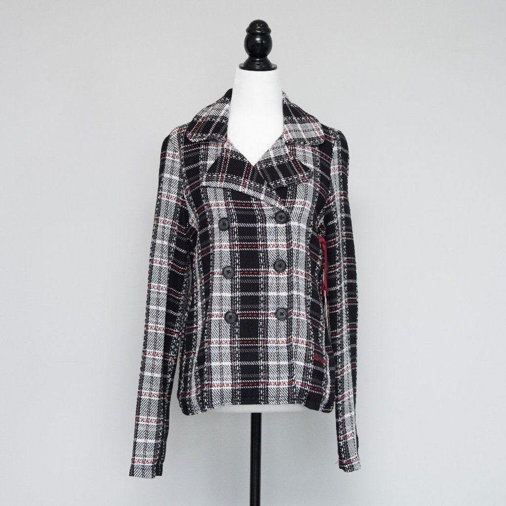 NWT Element Plaid Coat